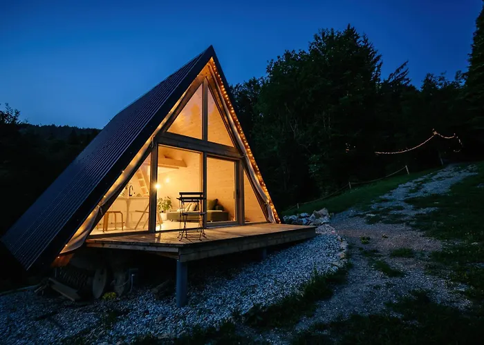 Cozy A-frame Retreat Near Ljubljana With Hot Tub Chalet *