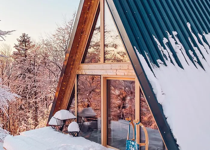 Cozy A-frame Retreat Near Ljubljana With Hot Tub Chalet Cerklje na Gorenjskem