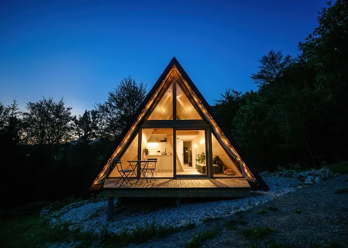 Cozy A-frame Retreat Near Ljubljana With Hot Tub Chalet *