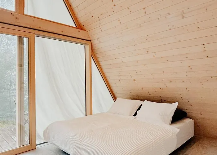 Cozy A-frame Retreat Near Ljubljana With Hot Tub Chalet