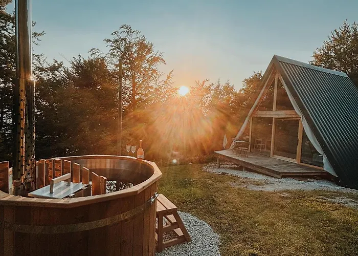 Cozy A-frame Retreat Near Ljubljana With Hot Tub Chalet *